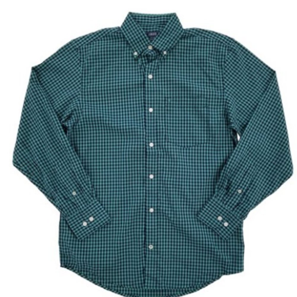 IZOD-Mens Premium Essentials Stretch Beryl Gingha - Picture 2 of 5